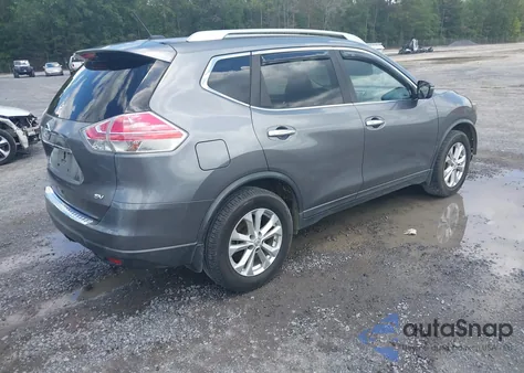 2015 Nissan Rogue Sv из США, поврежденный, VIN KNMAT2MT9FP515199